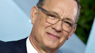 Tom Hanks attends the 26th Annual Screen Actors Guild Awards at The Shrine Auditorium on Jan. 19, 2020, in Los Angeles, Calif.