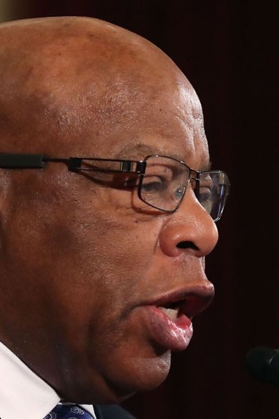 In this Jan. 11, 2017, file photo, Rep. John Lewis, D-Ga., reads a statement speaking out against then Attorney General nominee Jeff Sessions during a Senate Judiciary Committee hearing in Washington.