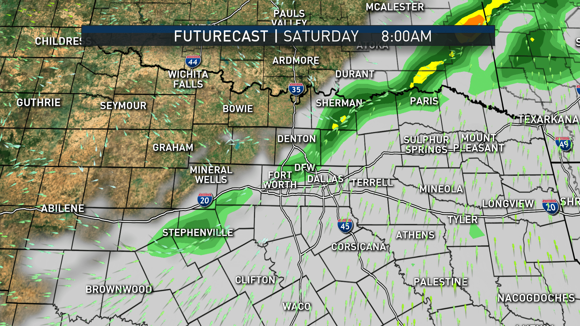 Rainy Weather Through Saturday Morning - NBC 5 Dallas-Fort ...