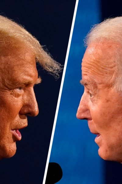 President Donald Trump (left) and Democratic presidential nominee Joe Biden (right).