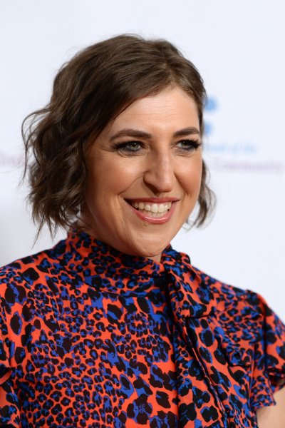 In this Nov. 18, 2019, file photo, actress Mayim Bialik arrives at the Saban Community Clinic's 43rd Annual Dinner Gala at The Beverly Hilton Hotel in Beverly Hills, California.