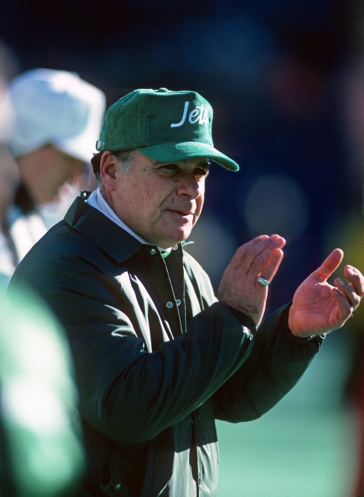 head coach Joe Walton of the New York Jets