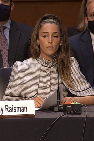 Aly Raisman testifies in Senate