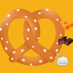 fall pretzel with caramel recipe