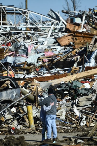 tornado damage Mayfield, Kentucky.