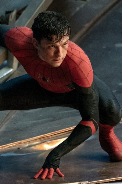 Tom Holland in Columbia Pictures' "Spider-Man: No Way Home."