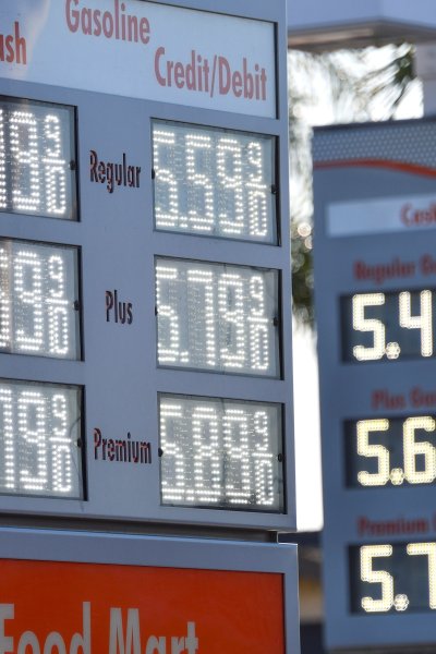 gas prices california