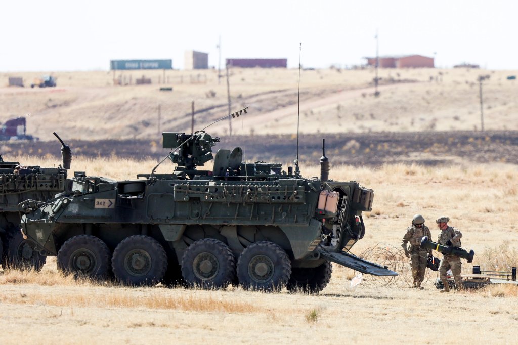 soldiers with the 2nd Stryker Brigade Combat Team