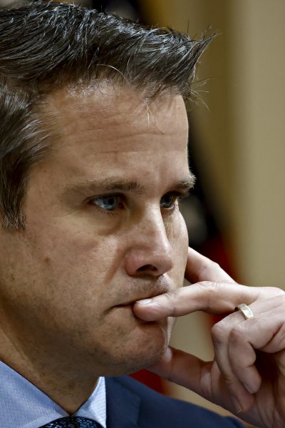 Representative Adam Kinzinger, a Republican from Illinois, during a hearing of the Select Committee to Investigate the January 6th Attack on the US Capitol