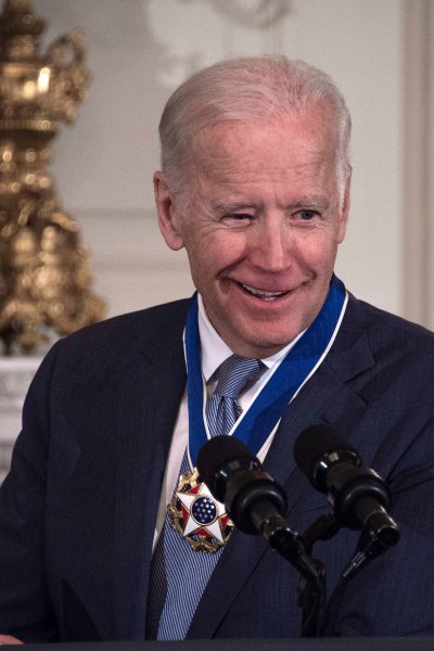 US Vice President Joe Biden speaks after President Barack Obama awarded him the Presidential Medal of Freedom during a tribute to Biden at the White House in Washington, DC, on January 12, 2017.
