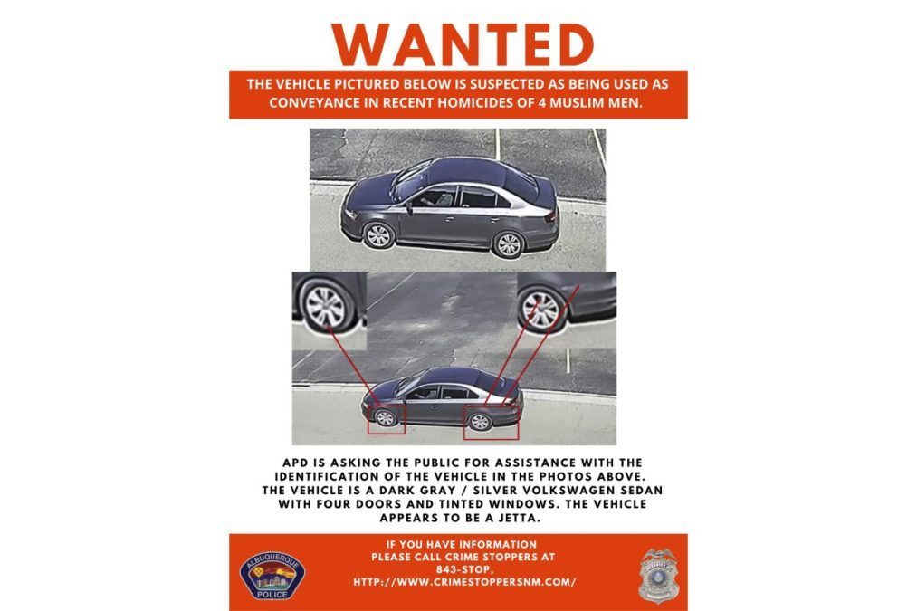 This Wanted poster released Sunday, Aug 7, 2022, by the Albuquerque Police Department