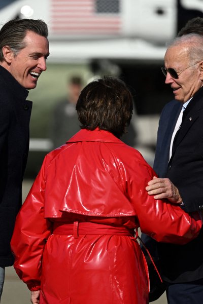 Joe Biden with Gavin Newsom