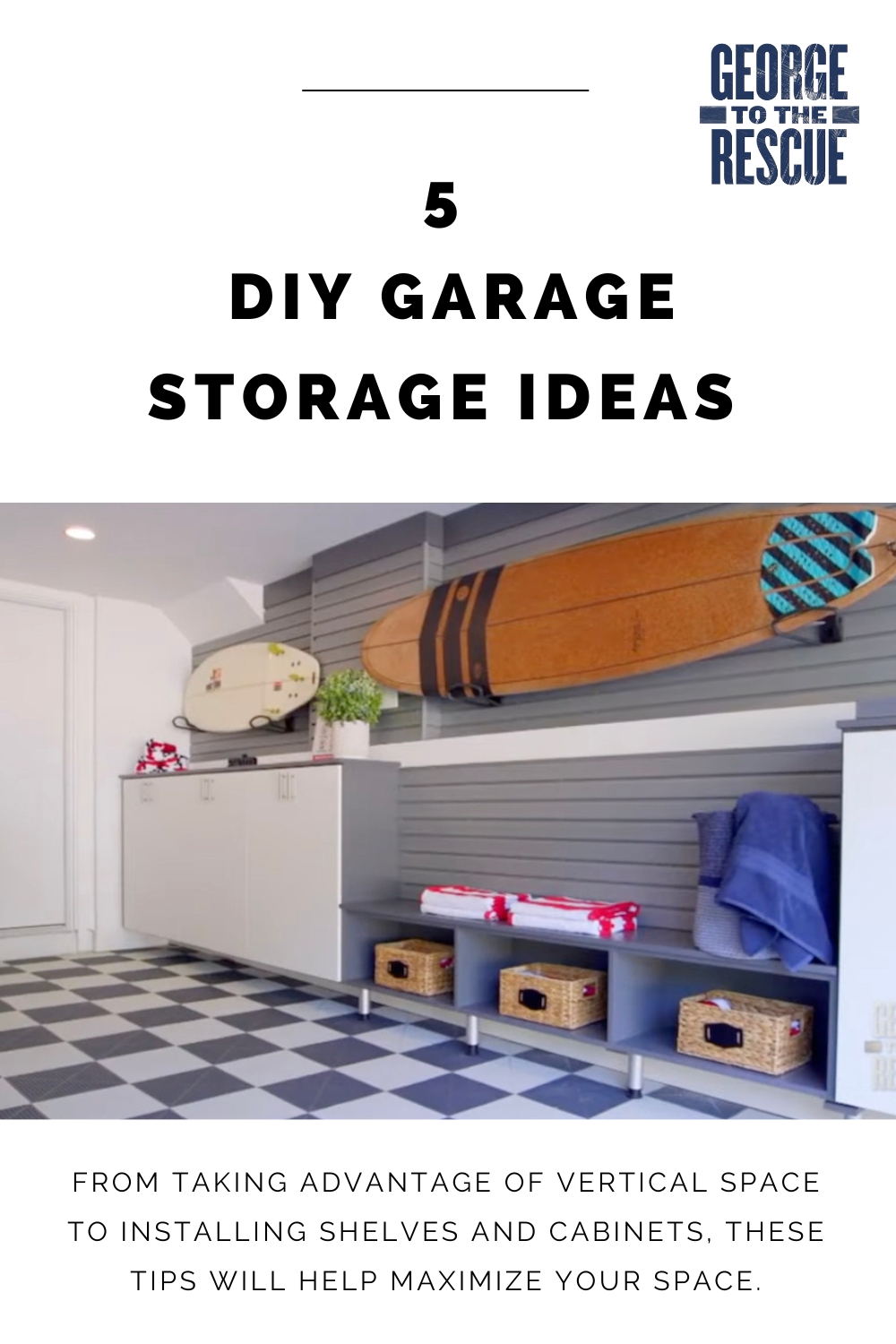 Custom Garage Organization System + Storage Ideas