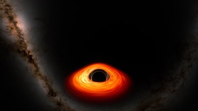 La NASA publica increíble video sobre cómo sería si atraviesas un agujero negro